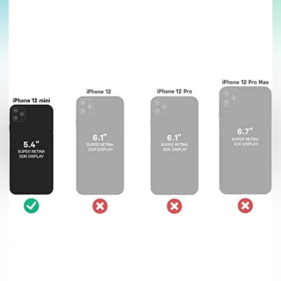 NEW- OTTERBOX Symmetry Series Stardust Case for iPhone 12 Mini - Picture 5 of 6